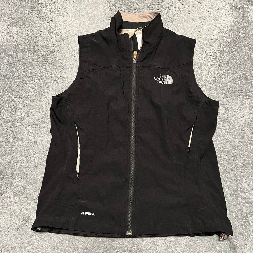 The North Face Vest Jacket Womens Medium Apex Hikeing Outdoor Black